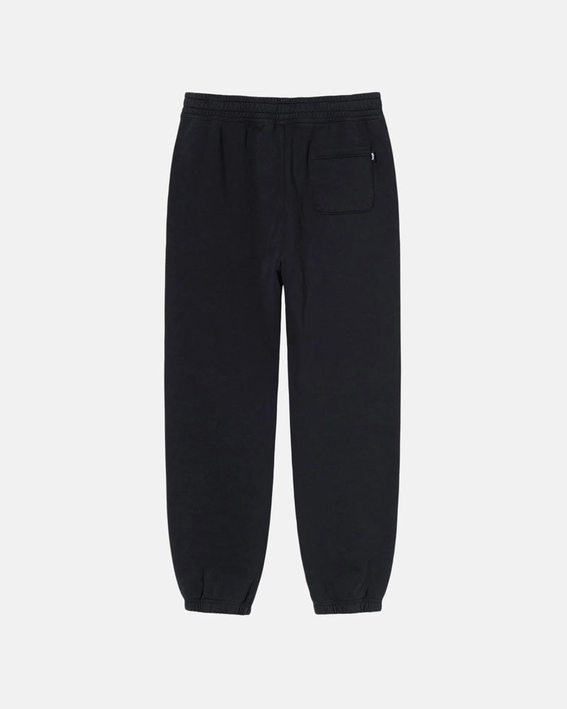 Black Stüssy Overdyed Stock Logo Sweatpants | UAE HVL084396