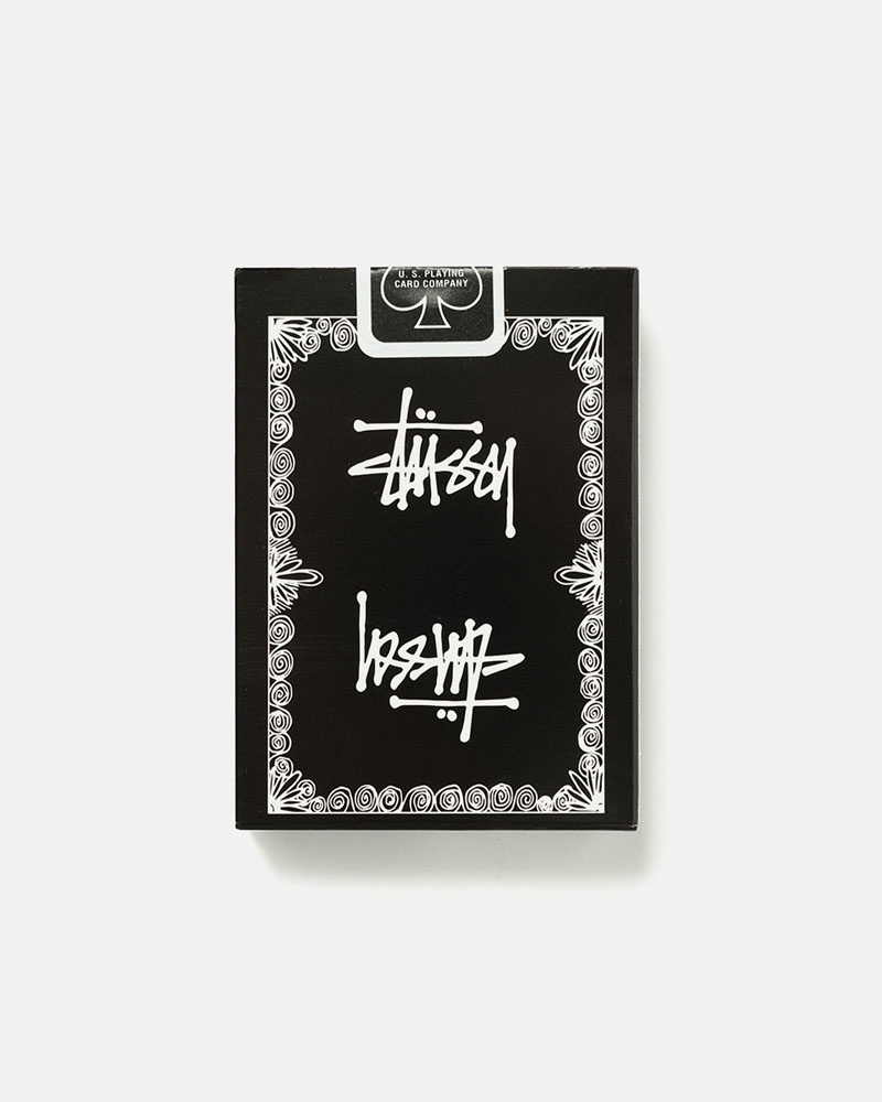 Black Stüssy Playing Cards Other Accessories | UAE MGH498632