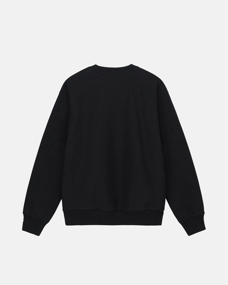 Black Stüssy Property Of Crew Sweatshirt | UAE KVH793258