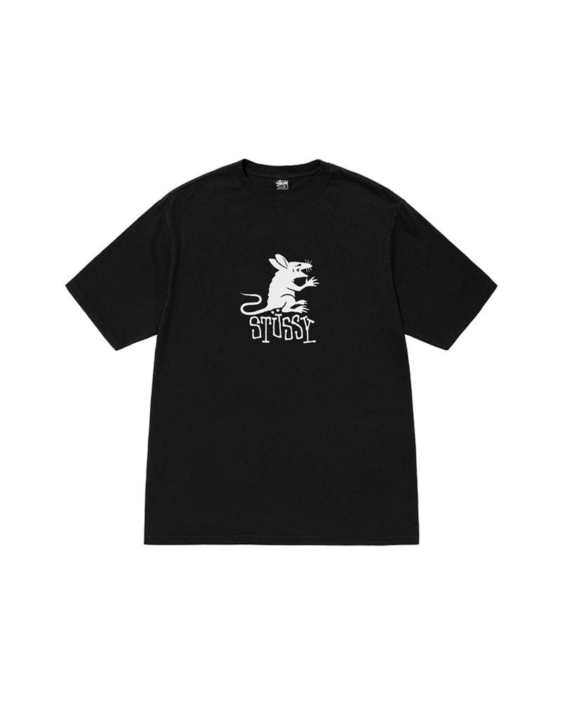 Black Stüssy Rat Pigment Dyed T-Shirt | UAE DIE549867