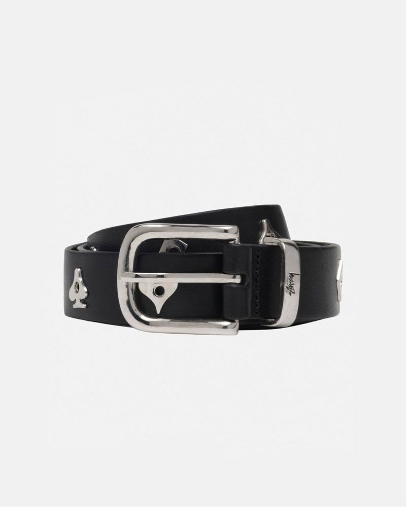 Black Stüssy Royal Suit Dress Belt | UAE OMD056239