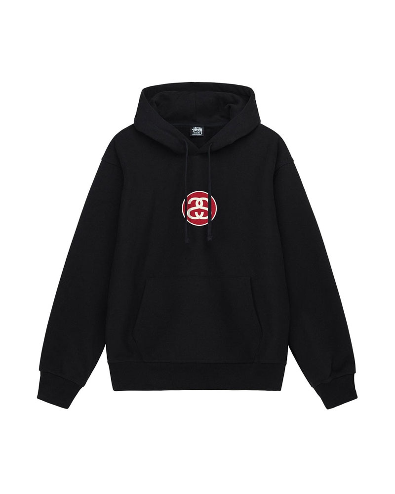 Black Stüssy SS-Link Hoodie | UAE UDT675984