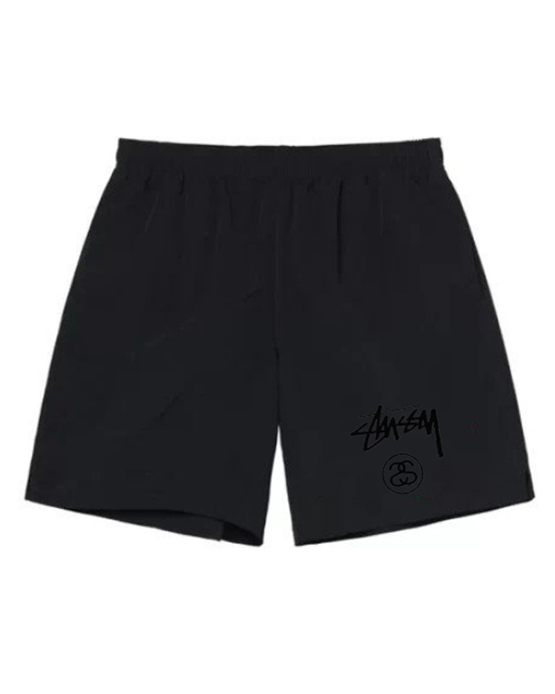 Black Stüssy SS Link Shorts | UAE SME810962