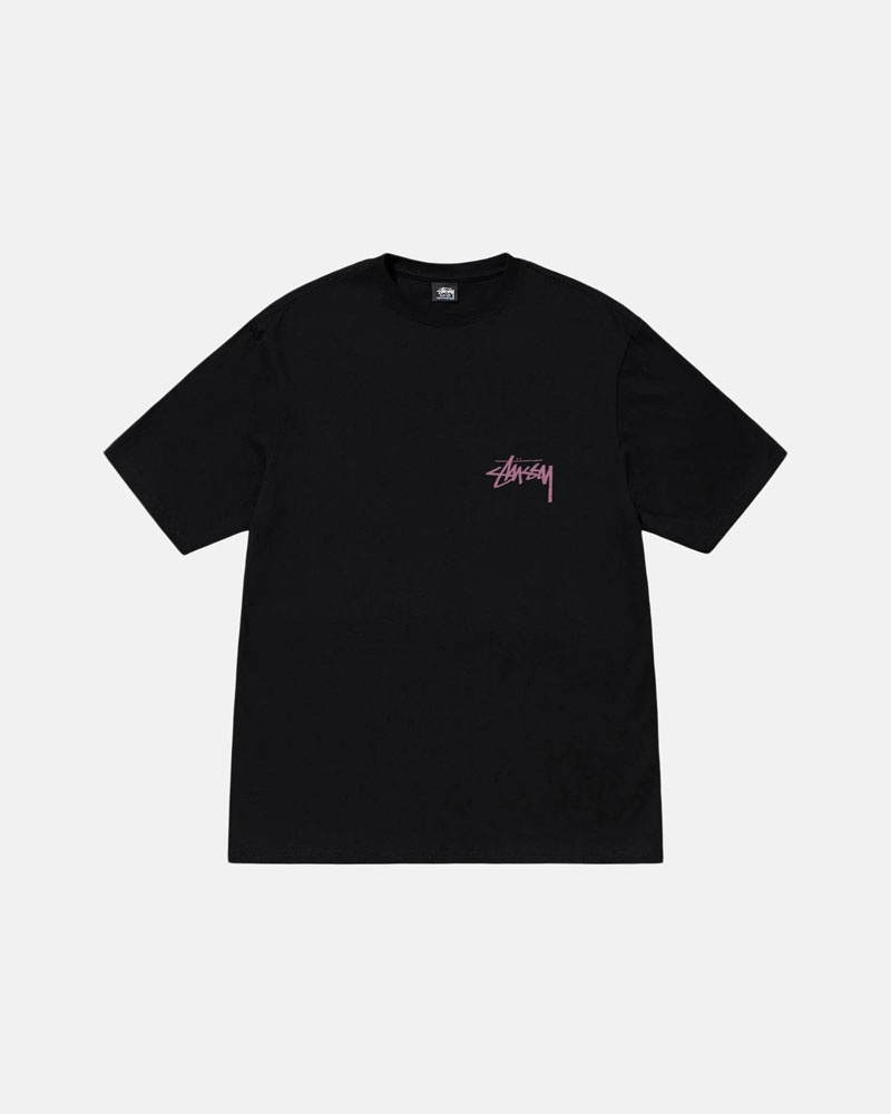 Black Stüssy Skate Tough T-Shirt | UAE OXM659034