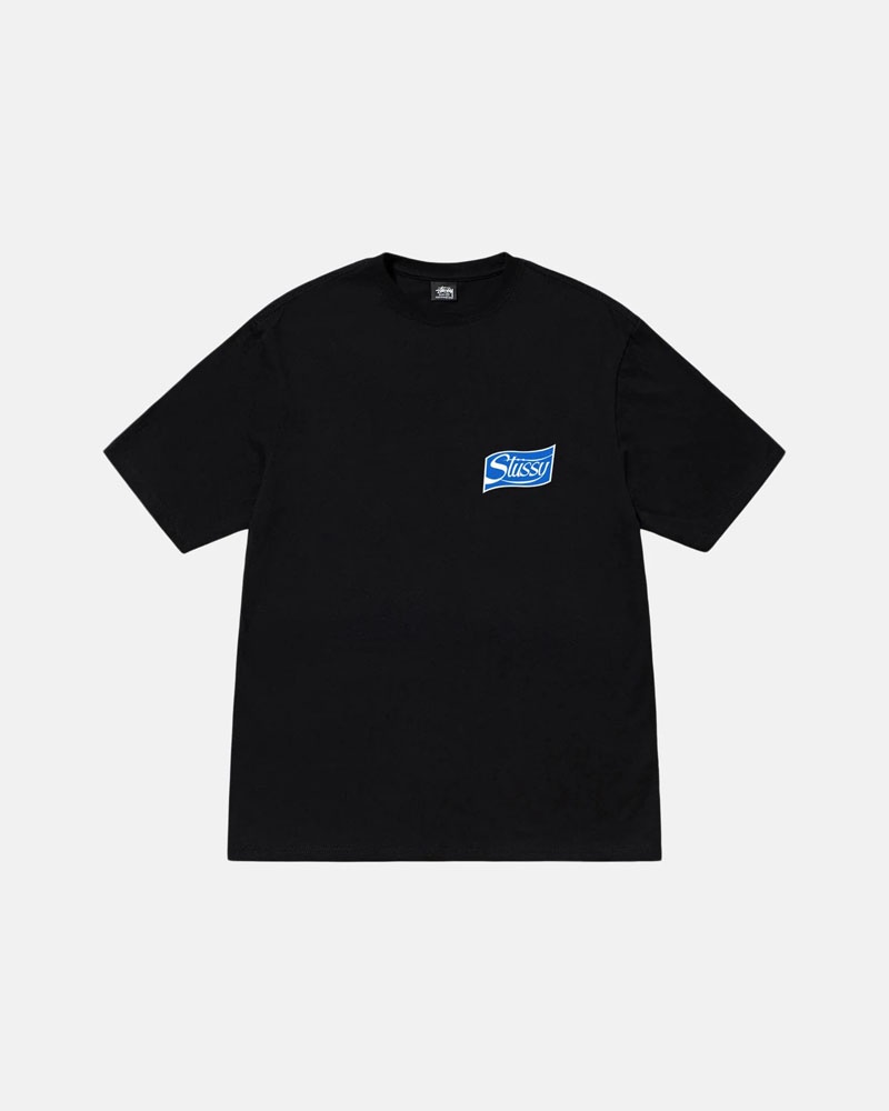 Black Stüssy Soda Can T-Shirt | UAE UXL561780