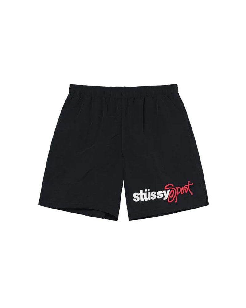 Black Stüssy Sport Water Shorts | UAE PGU236798