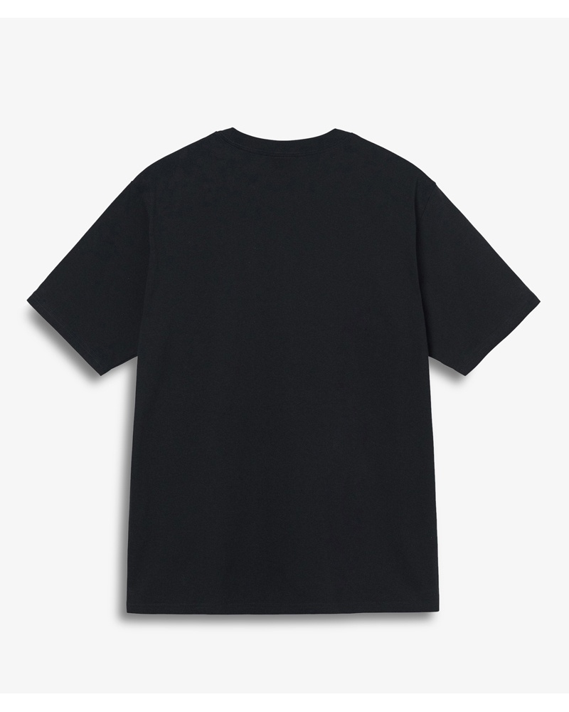 Black Stüssy Squared T-Shirt | UAE JKY487501