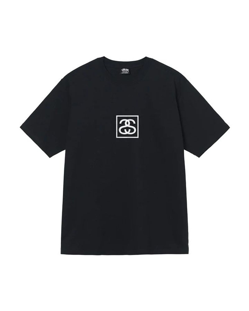 Black Stüssy Squared T-Shirt | UAE JKY487501