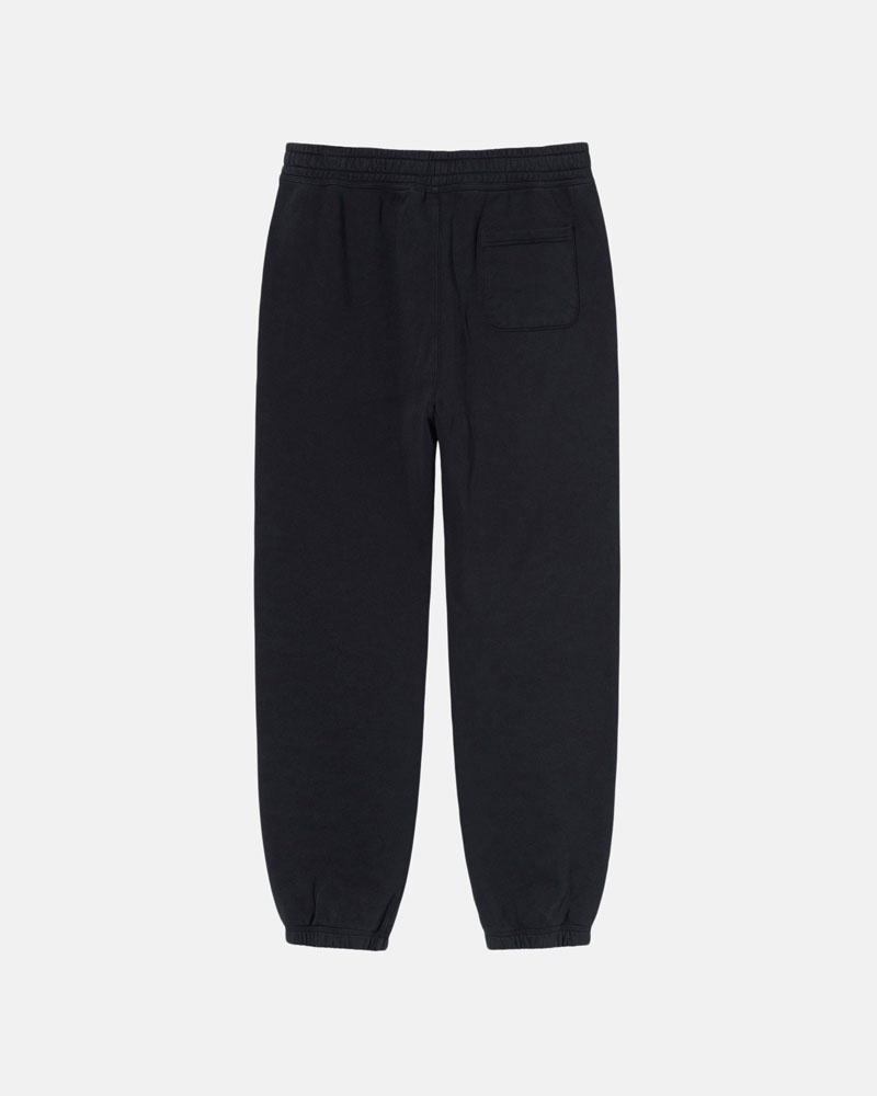 Black Stüssy Stock Logo Sweatpants | UAE GYT347961