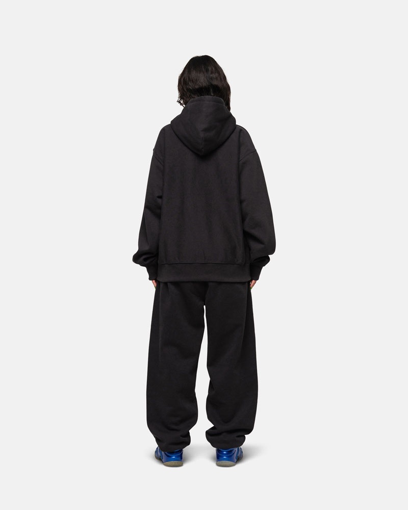 Black Stüssy Stock Logo Sweatpants | UAE GYT347961