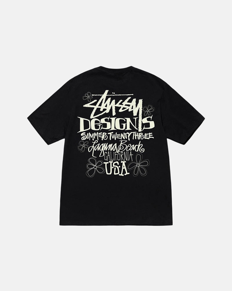 Black Stüssy Summer LB T-Shirt | UAE ANF705628