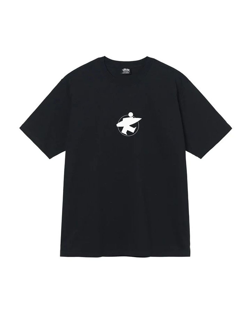 Black Stüssy Surf Stock T-Shirt | UAE NJU249503