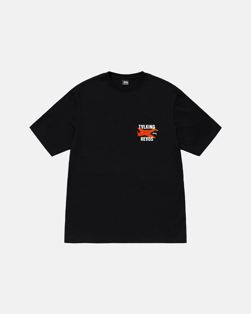 Black Stüssy Talking Heads Remain In Light T-Shirt | UAE XTW593160