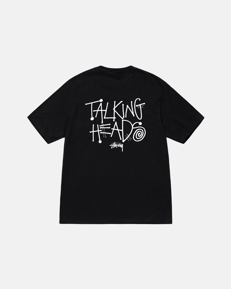 Black Stüssy Talking Heads Stop Making Sense T-Shirt | UAE VRE531720