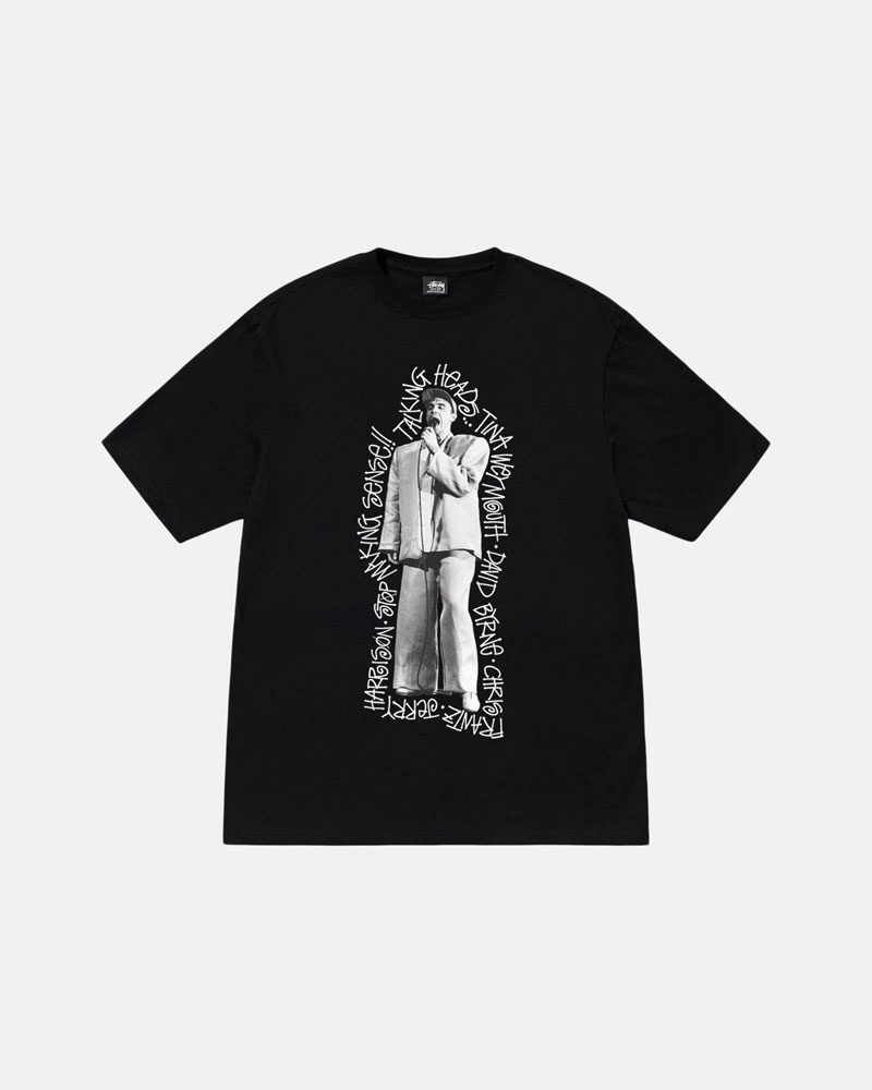 Black Stüssy Talking Heads Stop Making Sense T-Shirt | UAE VRE531720