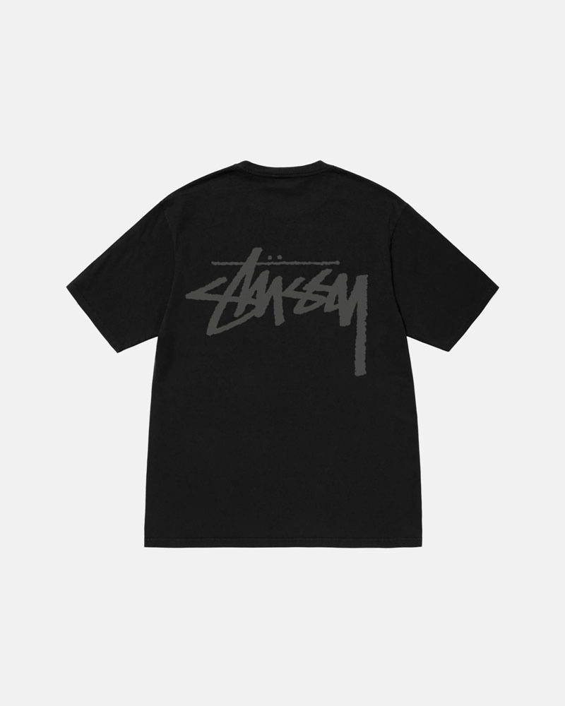 Black Stüssy Venus Pigment Dyed T-Shirt | UAE TPC816430