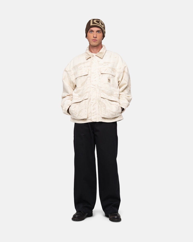 Black Stüssy Workgear Trouser Twill Pants | UAE OAT639245