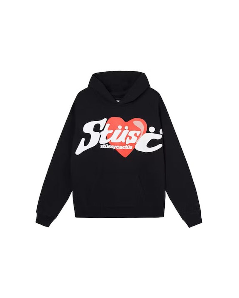 Black Stüssy X Cpfm Heart Hoodie | UAE VGE426701