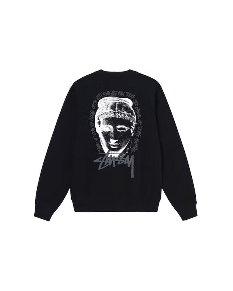 Black Stüssy Young Moderns Sweatshirt | UAE MOJ149280