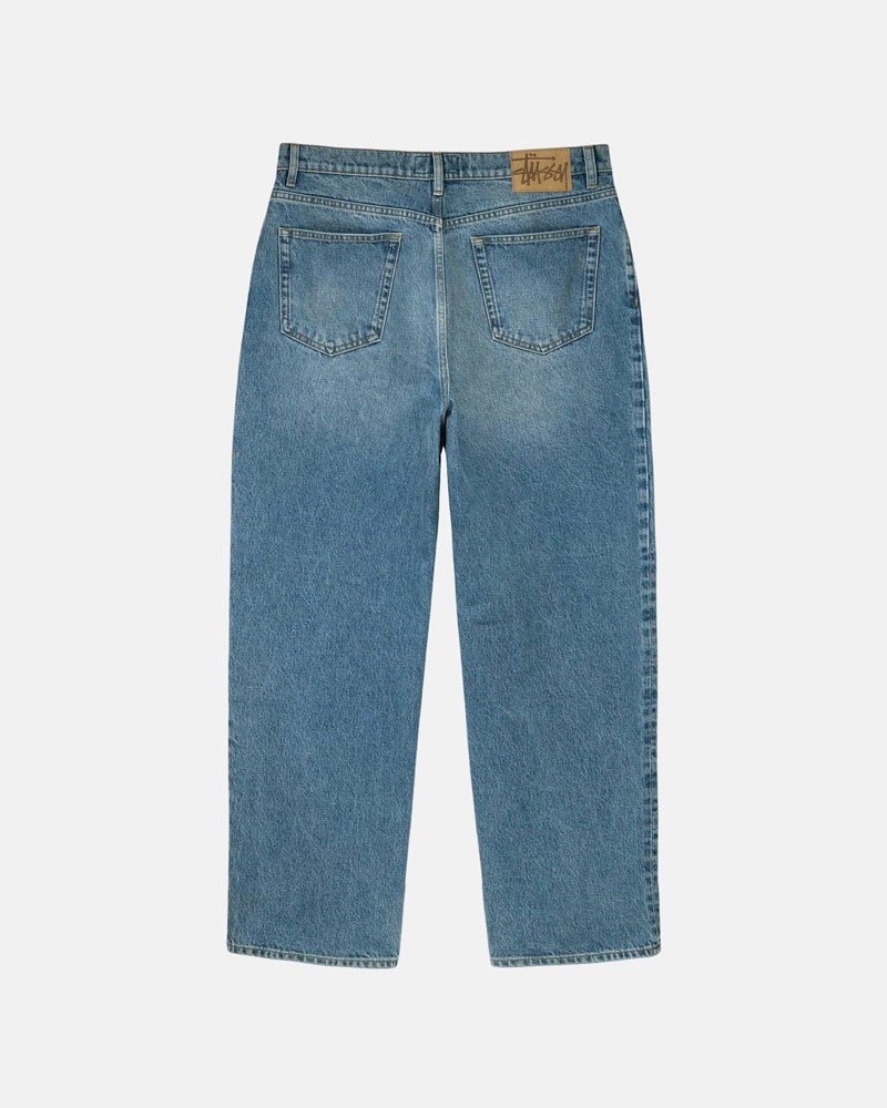 Blue Stüssy Big OL' Jean Denim Jeans | UAE IMX532890