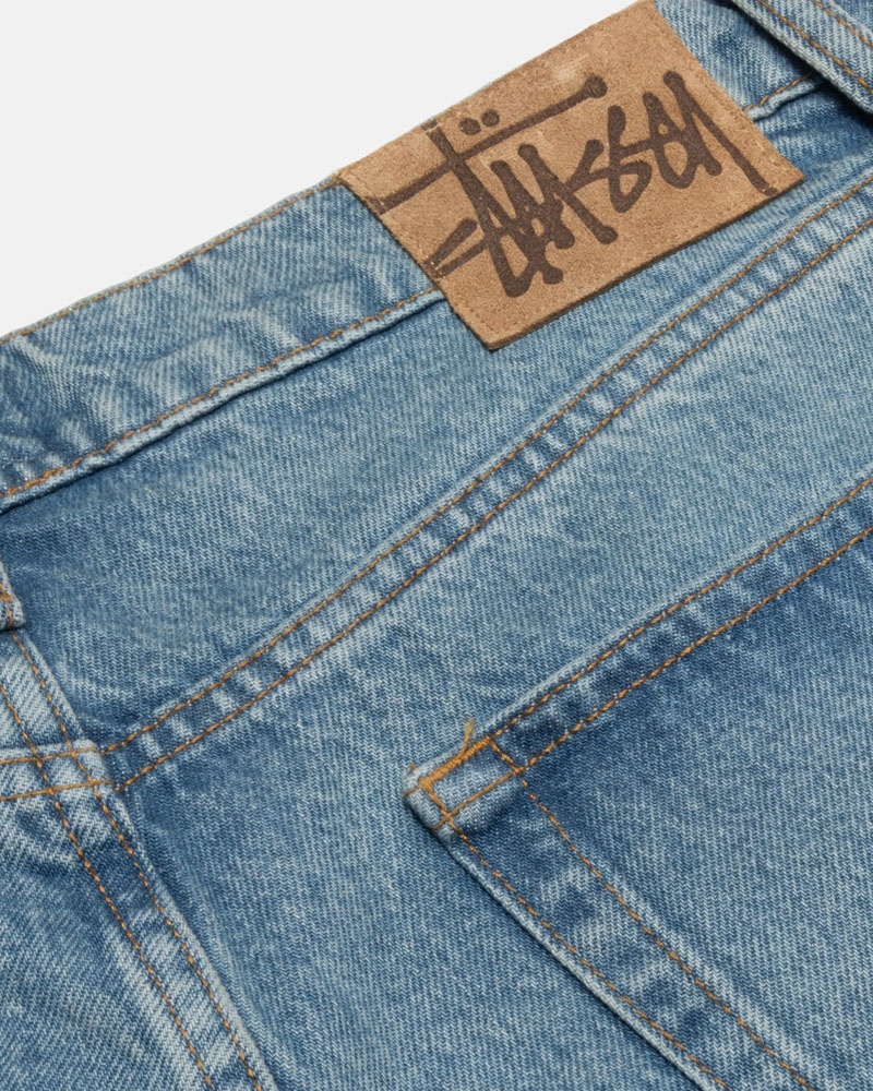 Blue Stüssy Big OL' Jean Denim Jeans | UAE IMX532890