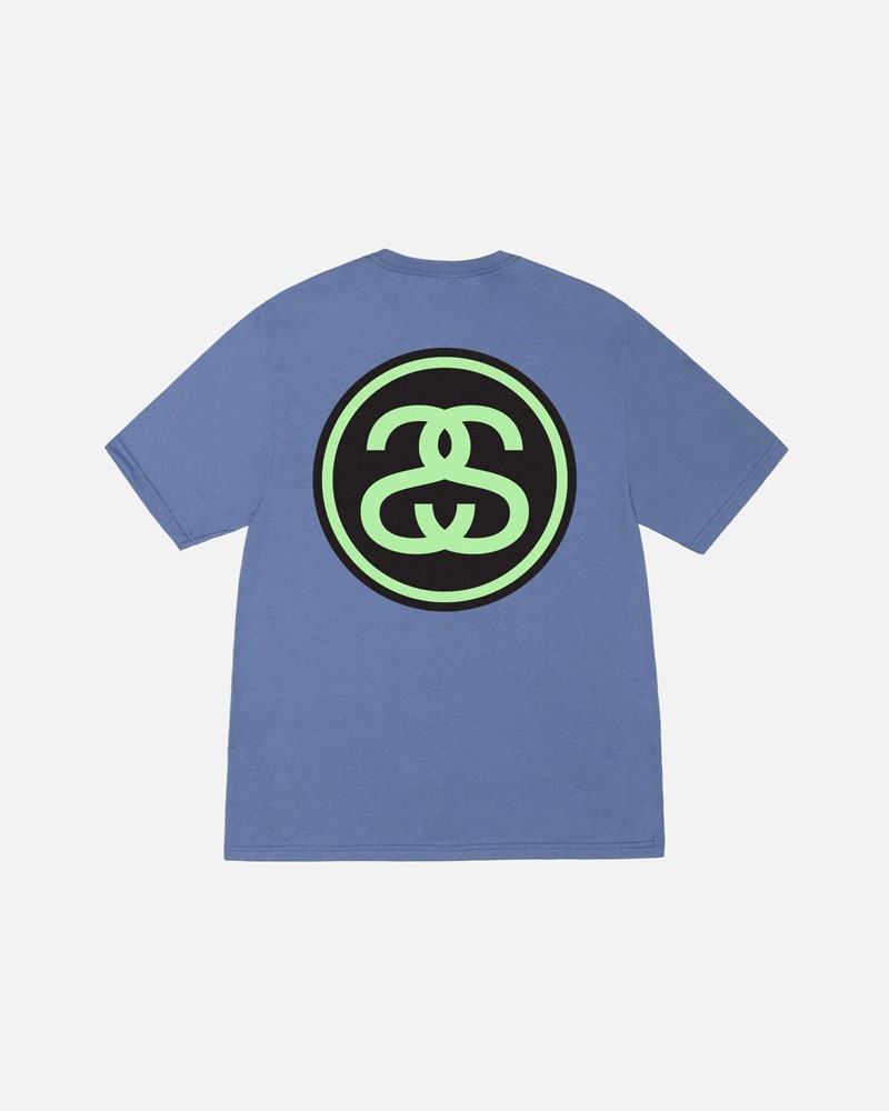 Blue Stüssy SS-Link Storm T-Shirt | UAE PCE563807