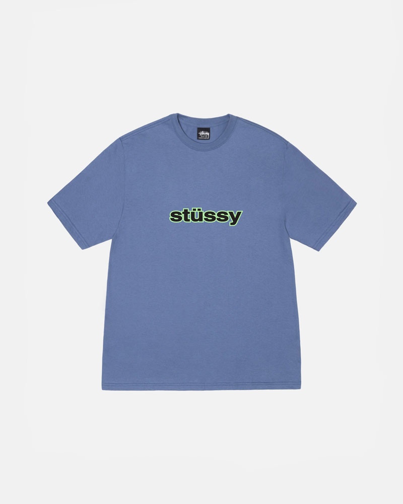 Blue Stüssy SS-Link T-Shirt | UAE ZLK489713