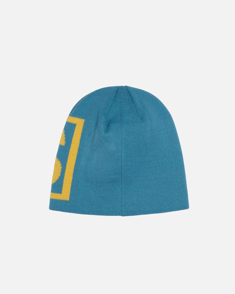 Blue Stüssy Skullcap SS Link Beanie | UAE JMA708452