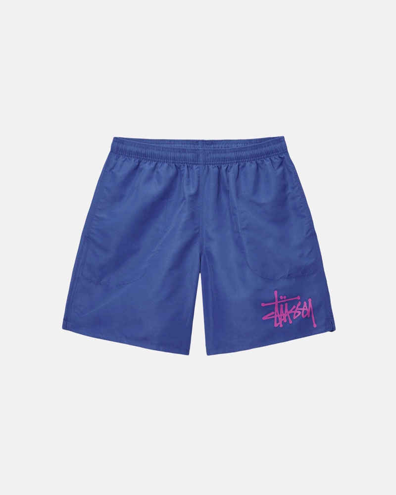 Blue Stüssy Water Short Big Basic Shorts | UAE WMT542697