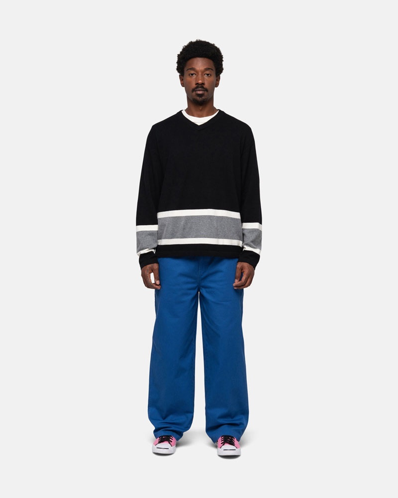 Blue Stüssy Workgear Trouser Twill Pants | UAE XAJ630742