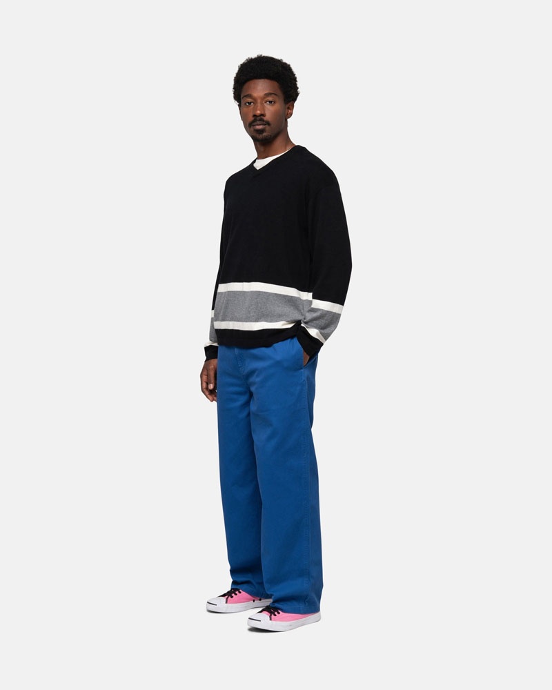 Blue Stüssy Workgear Trouser Twill Pants | UAE XAJ630742