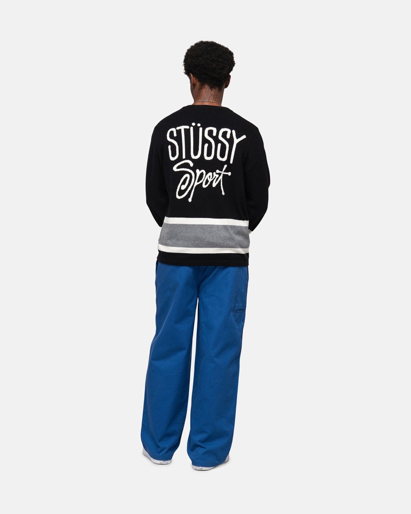 Blue Stüssy Workgear Trouser Twill Pants | UAE XAJ630742