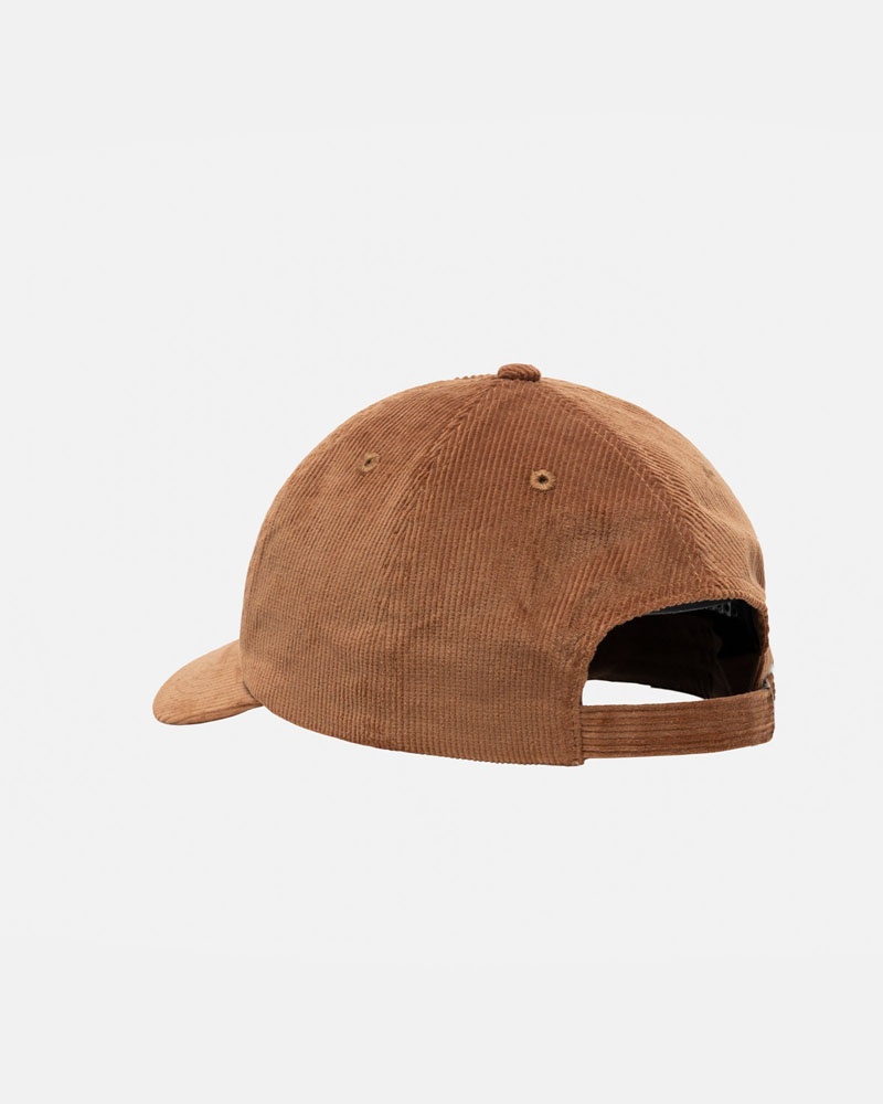 Brown Stüssy Mid-Depth Sport Arch Strapback Cap | UAE LZH307842