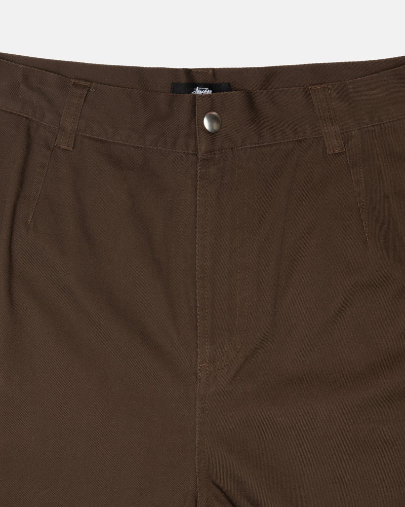 Brown Stüssy Workgear Trouser Twill Pants | UAE BID387069