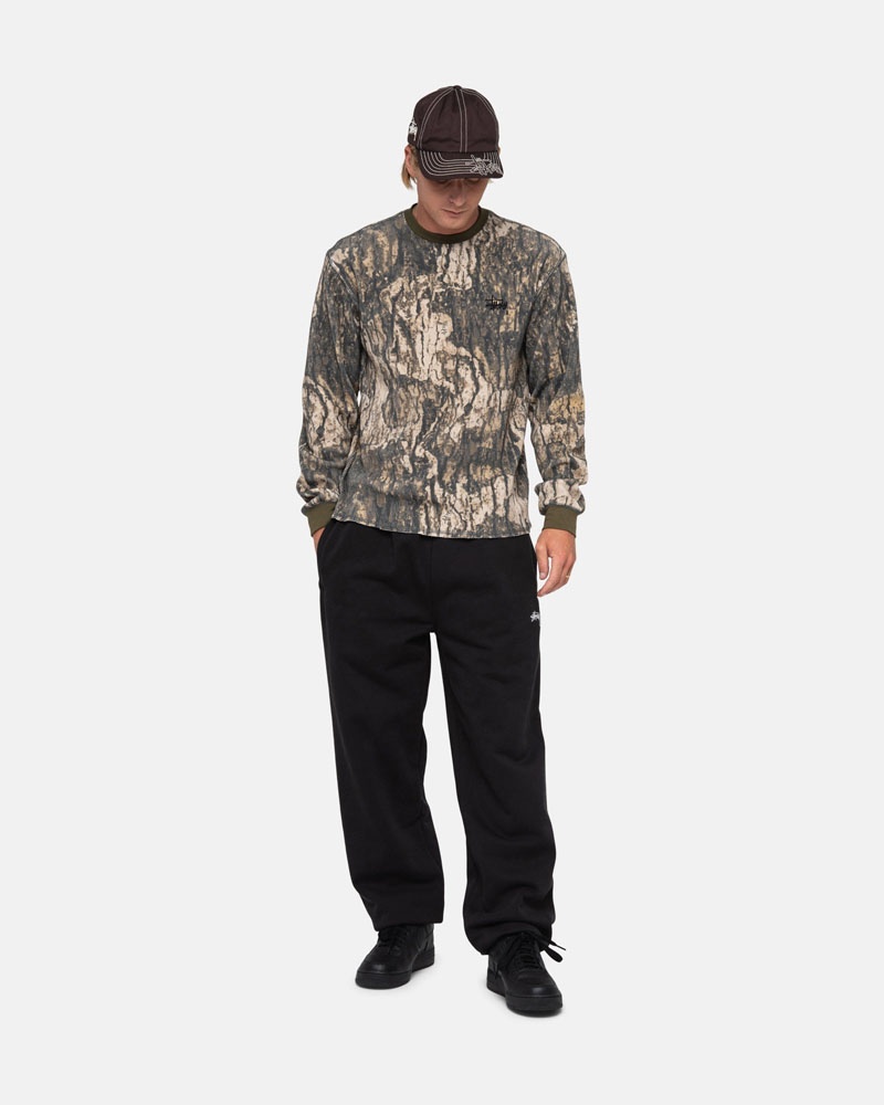 Camo Stüssy Basic Stock LS Thermal Sweater | UAE AWQ073942