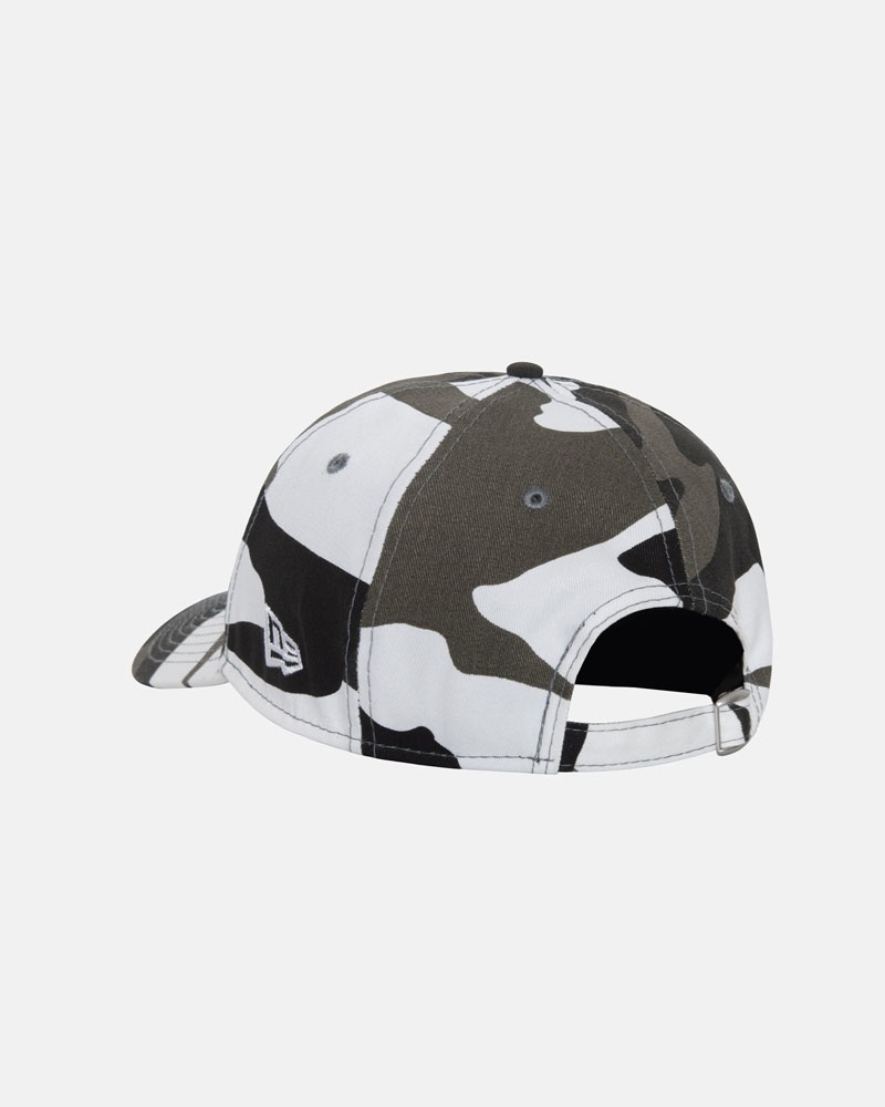 Camo Stüssy New Era 9Twenty Basic Strapback Cap | UAE RPJ879342