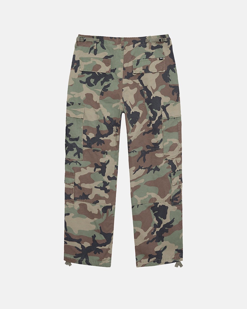 Camo Stüssy Surplus Cargo Ripstop Pants | UAE CLZ019235