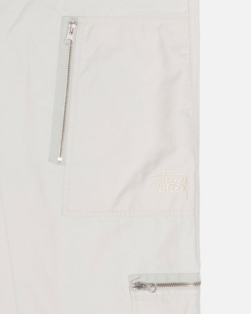 Cream Stüssy Nyco Flight Pants | UAE BKW935061