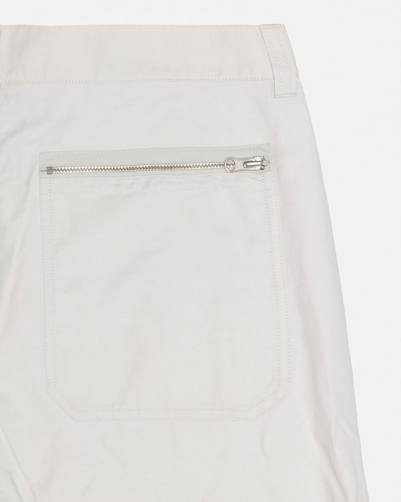 Cream Stüssy Nyco Flight Pants | UAE BKW935061