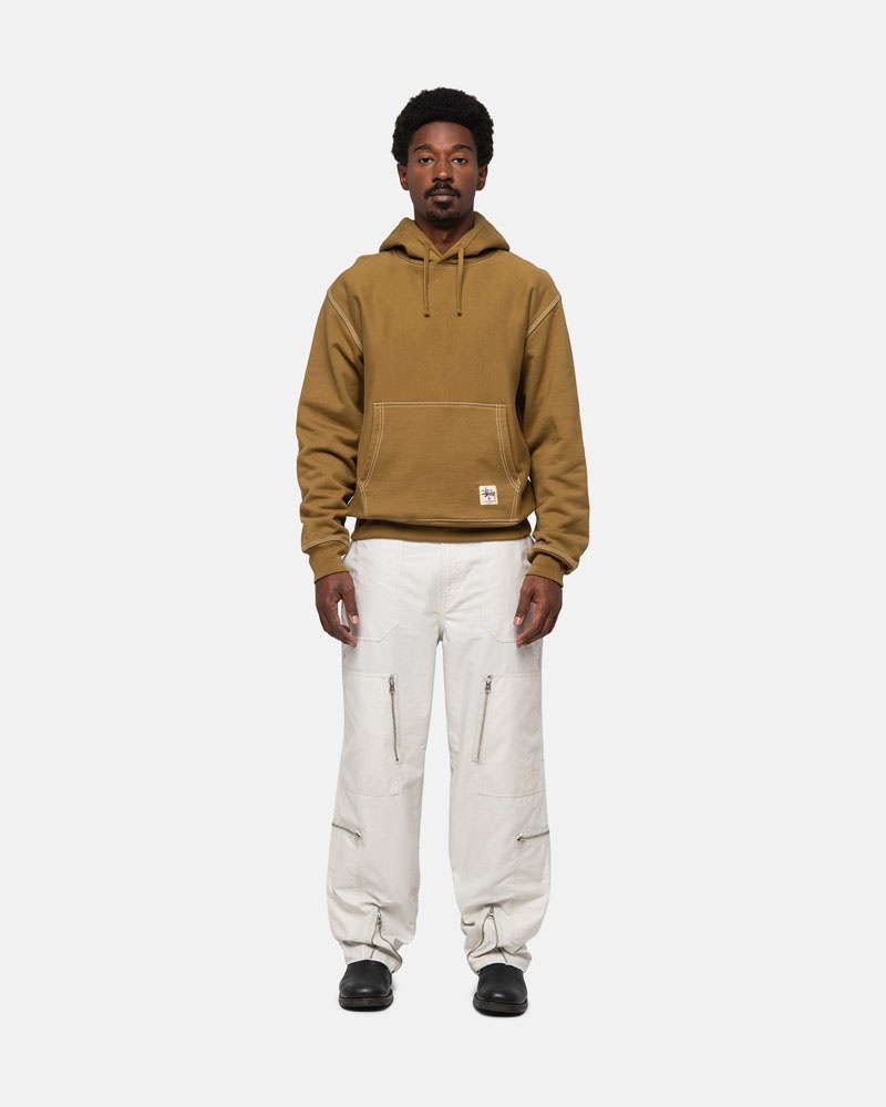 Cream Stüssy Nyco Flight Pants | UAE BKW935061