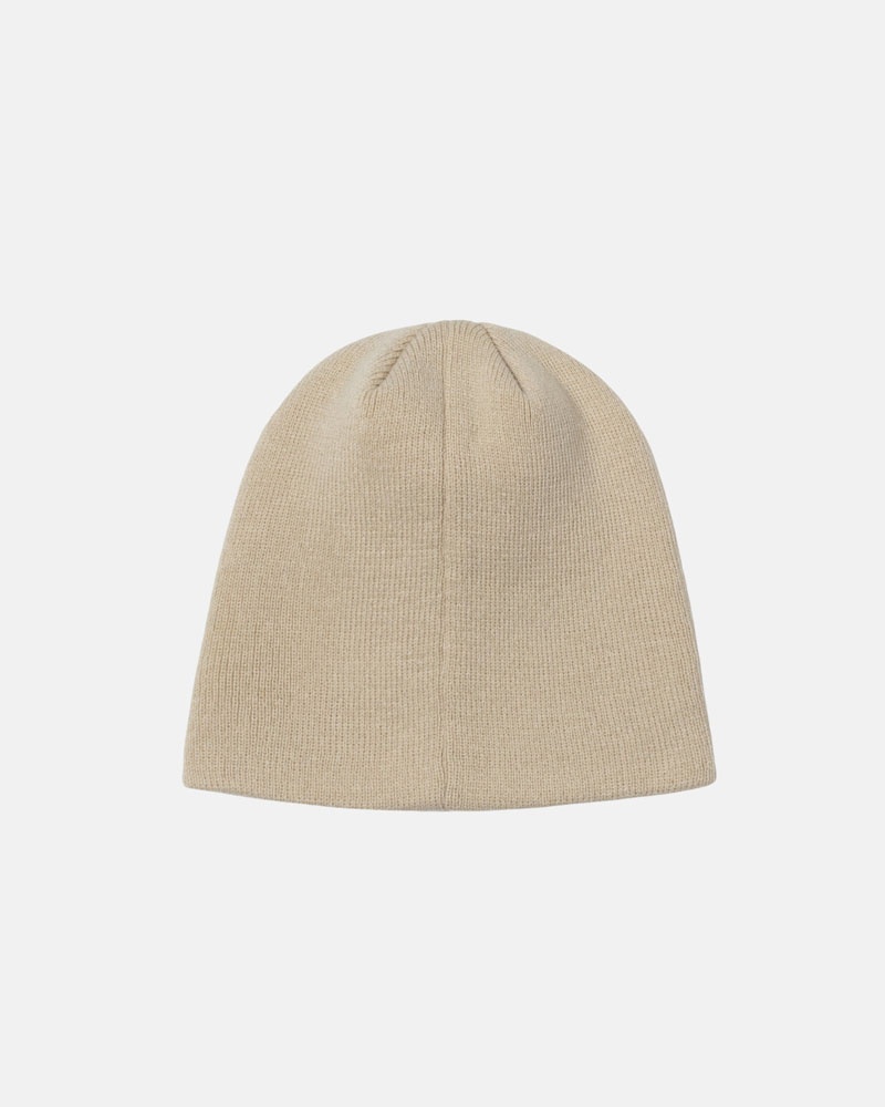 Cream Stüssy Skullcap Basic Beanie | UAE EXR724961