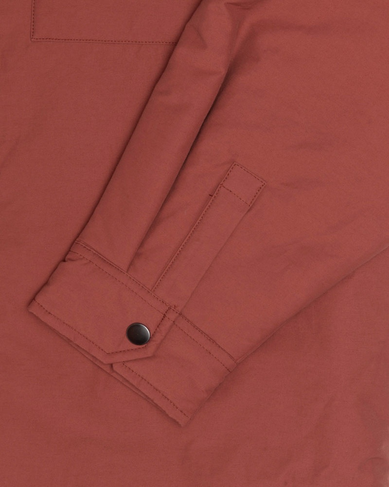 Dark Red Stüssy Padded Tech Over Shirts | UAE BCU408529