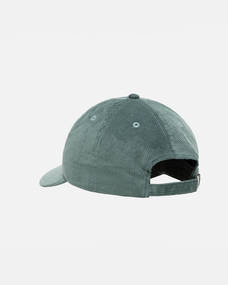 Dark Turquoise Stüssy Mid-Depth Sport Arch Strapback Cap | UAE HZY783524