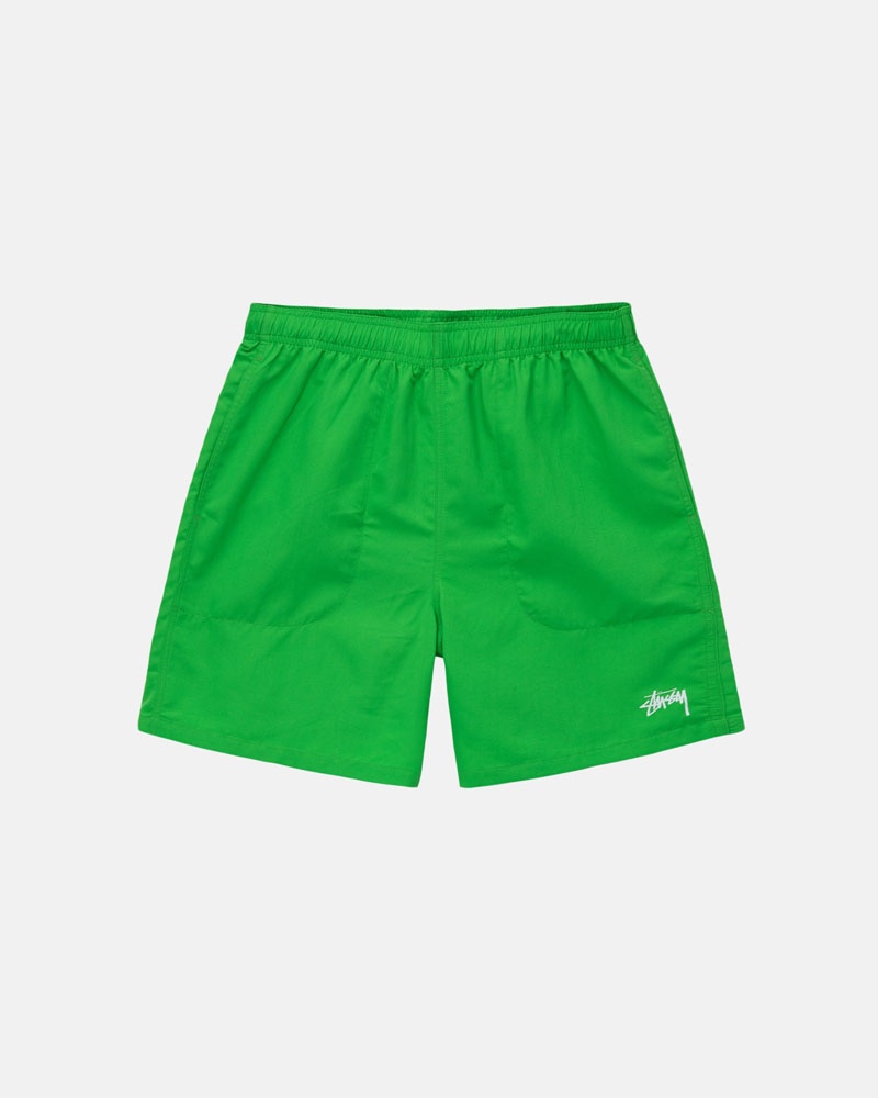 Green Stüssy Water Short Stock Shorts | UAE DOI835127