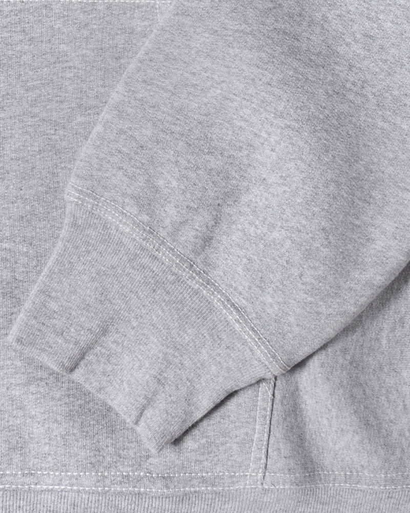 Grey Stüssy Contrast Stitch Label Hoodie | UAE GJU154362