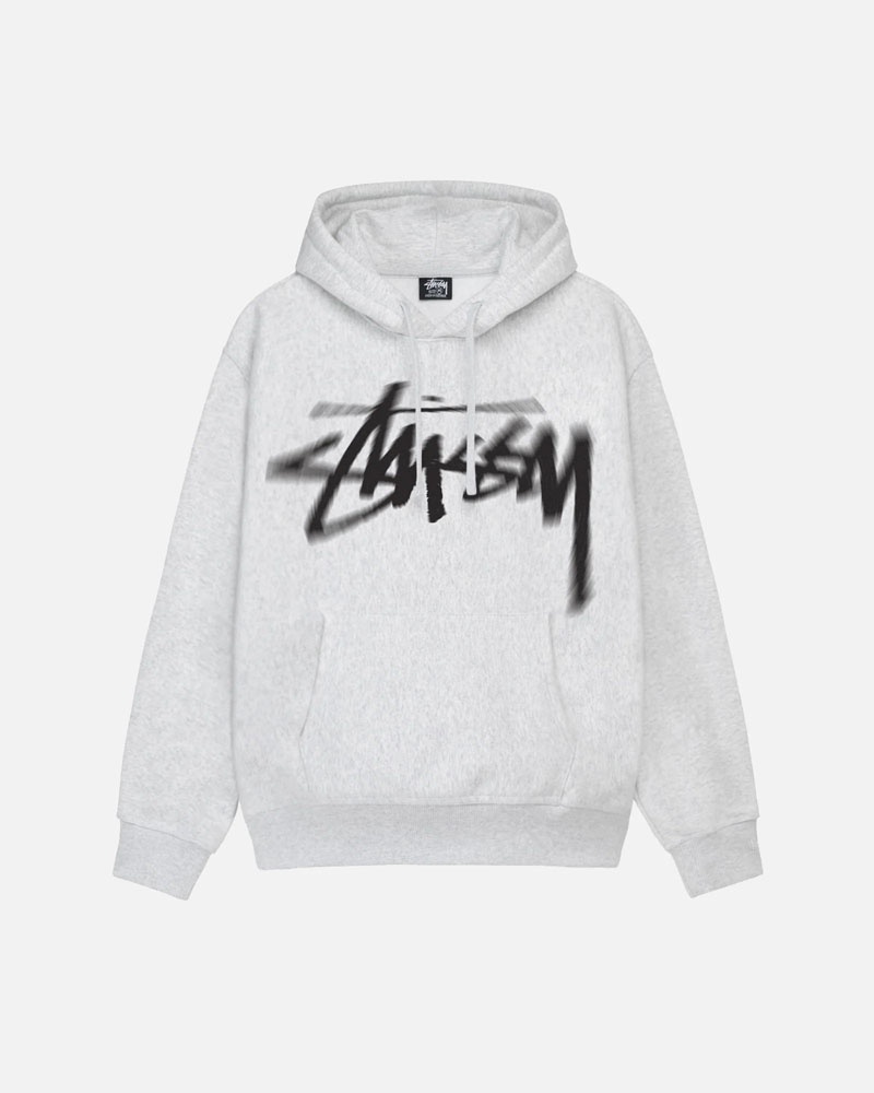 Grey Stüssy Dizzy Stock Hoodie | UAE OAD519762