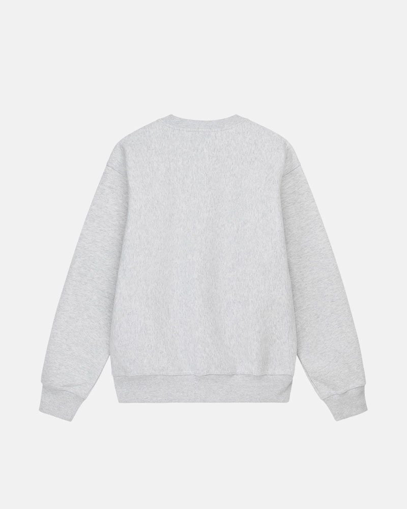 Grey Stüssy No.4 Crew Sweatshirt | UAE PEK897203