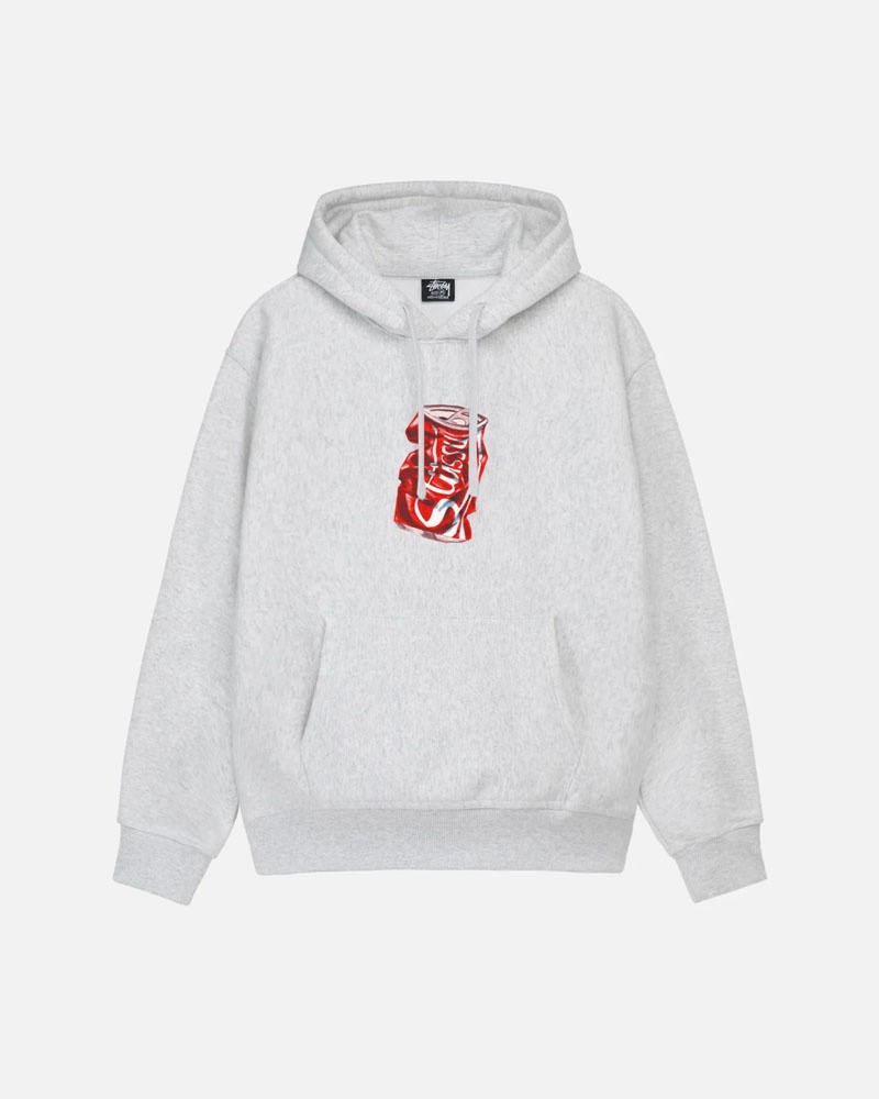 Grey Stüssy Soda Can Hoodie | UAE MBP965470