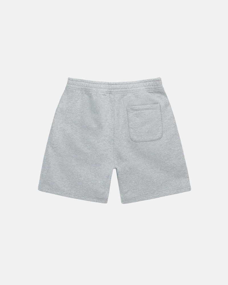 Grey Stüssy Stock Logo Sweat Shorts | UAE XLK452639