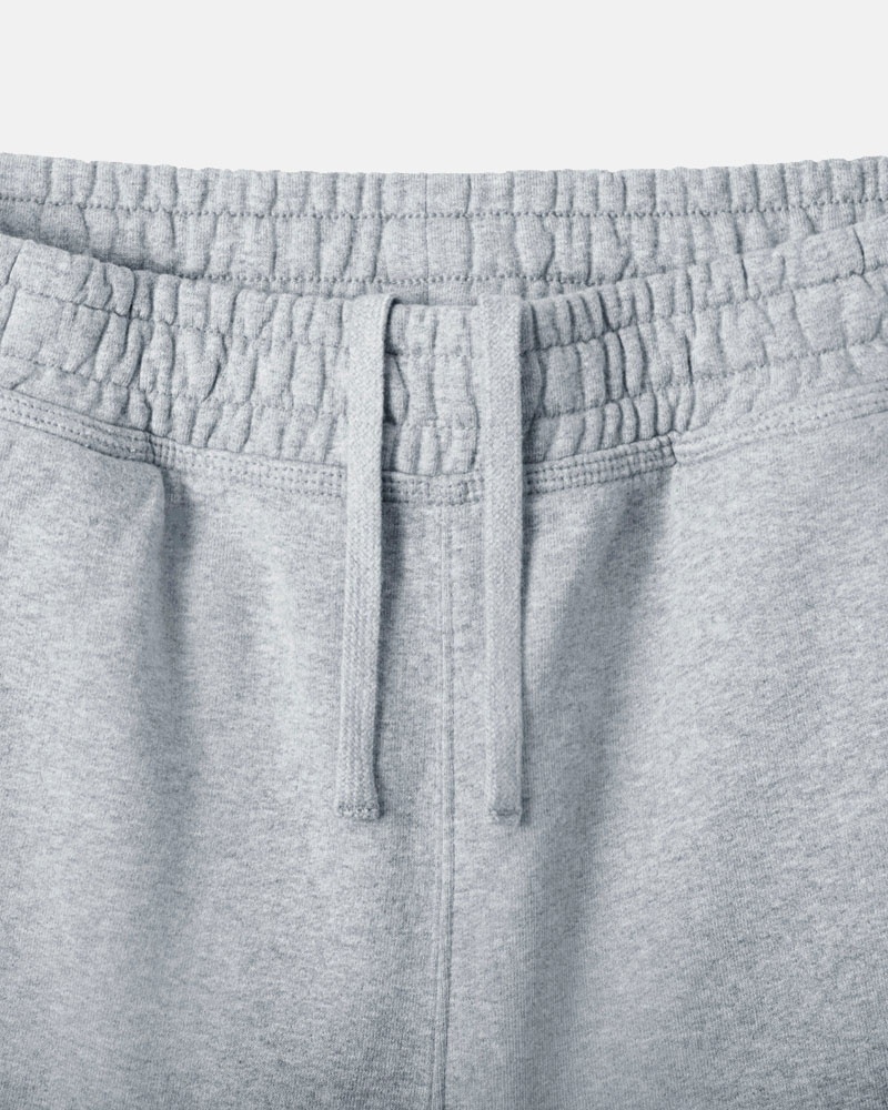 Grey Stüssy Stock Logo Sweat Shorts | UAE XLK452639